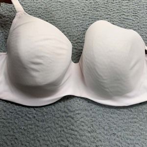 VTG Fasion Bug Bra 44C T-Shirt Bra 9995 Pink Mesh Sides